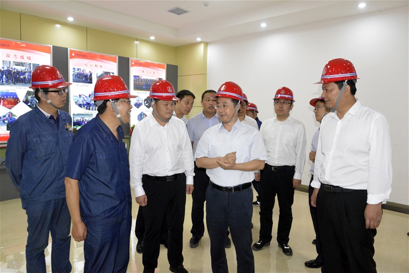 2018年7月10日副省长陆治本来龙钢公司调研